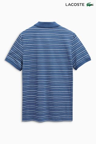 Blue Lacoste&reg; Striped Polo